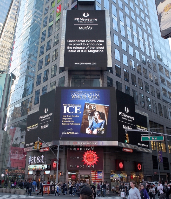 ICE Billboard Sylvaine Hughson Times Square
