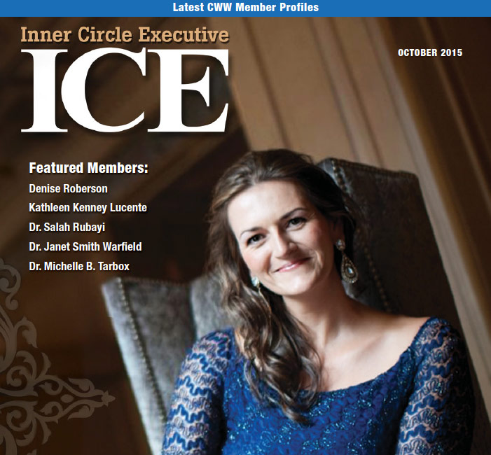 ICE Sylvaine Hughson Cover Article October 2015